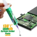 Lead-Free Solder Paste 30g Syringe Low Temp 138°C No Clean SMD Welding Paste
