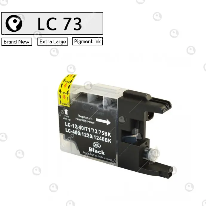 Compatible Brother LC40 LC73 LC77 XL Ink Cartridge Fits MFCJ430W J6510DW