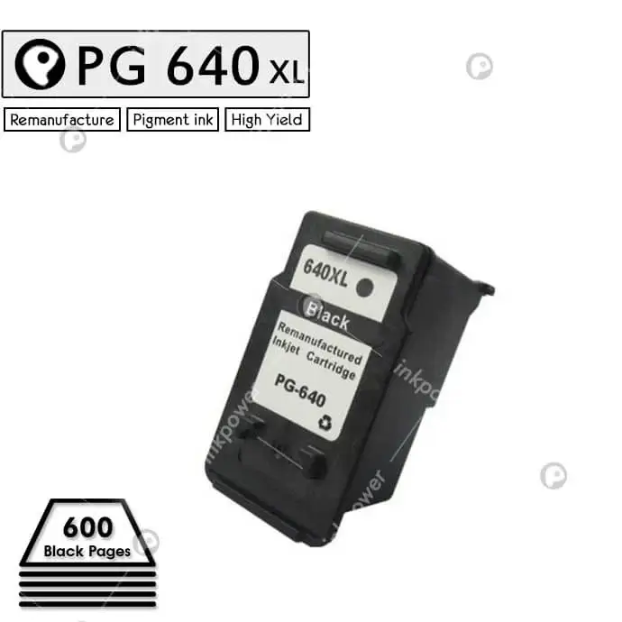 Remanufactured CANON PG640XL CL641XL High Capacity Ink Cartridge