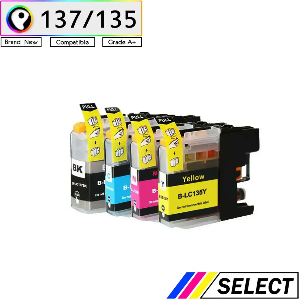 Compatible Brother LC137  LC135 XL ink cartridge
