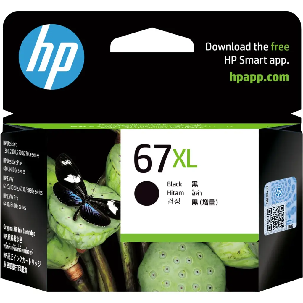 Genuine HP67 HP 67XL Black or Tri-Colour Ink Cartridges
