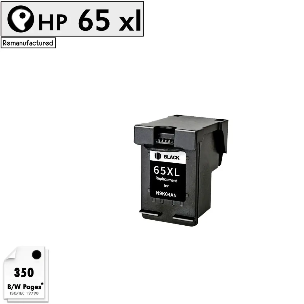 Remanufactured HP 65 XL BLACK / Tri-Colour Ink Cartridge